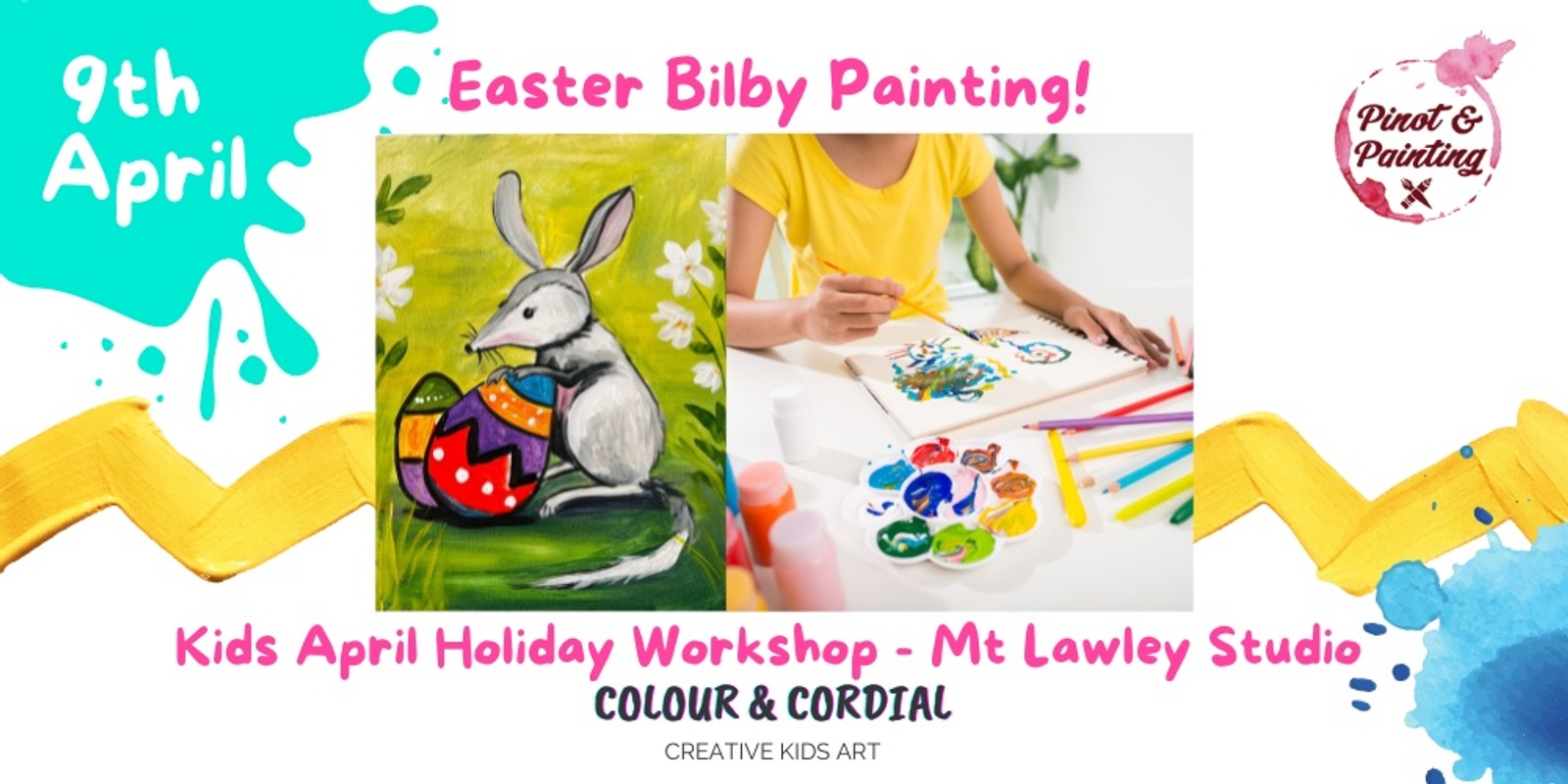 Banner image for Easter Bilby - Sip & Paint @ The General Collective Studio
