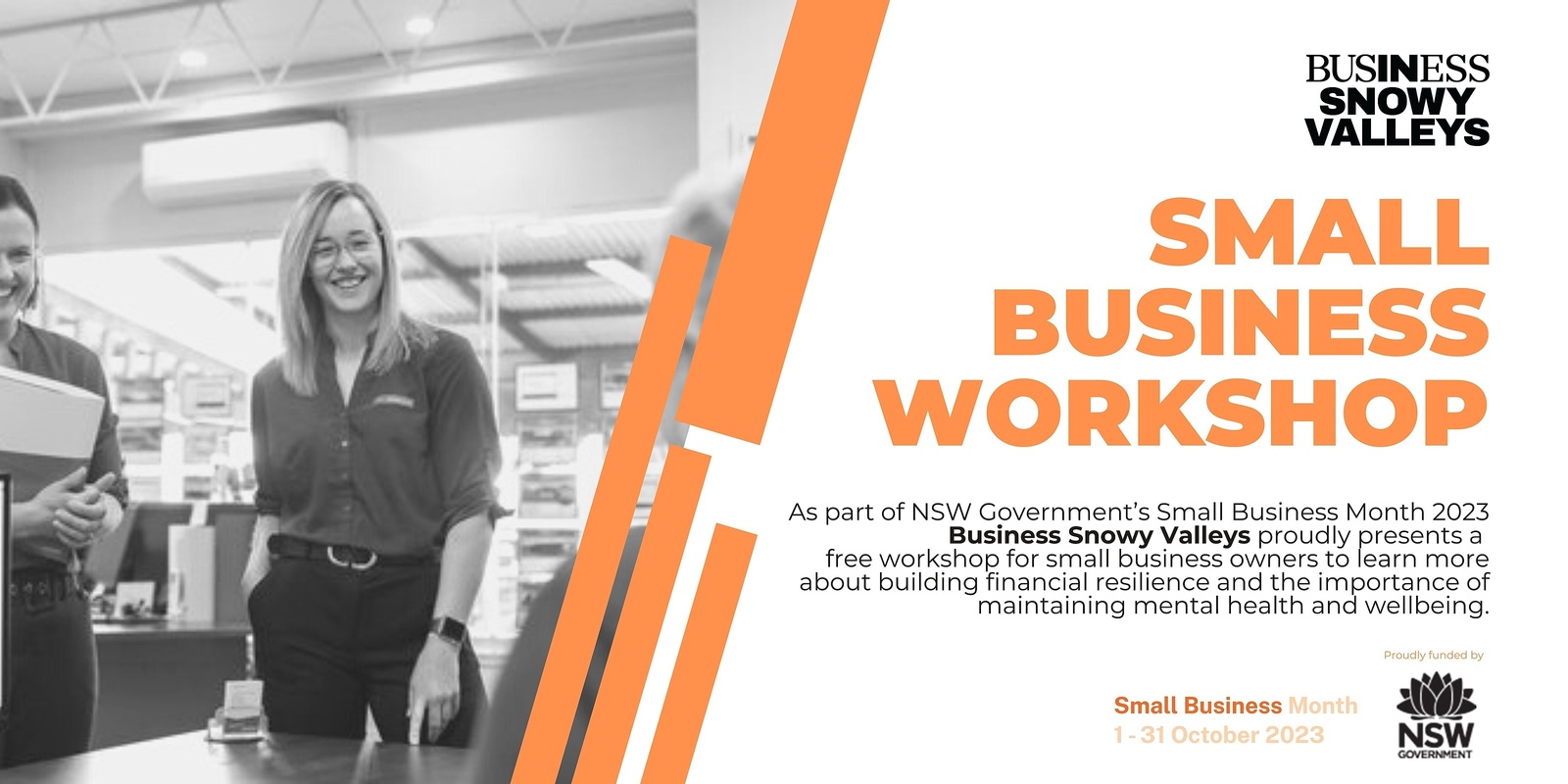 Banner image for Small Business Workshop and Networking Event