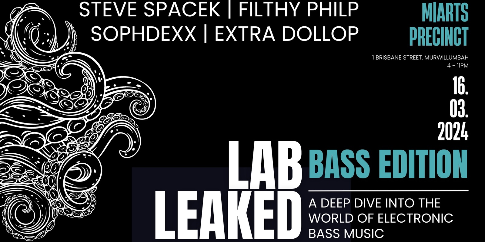 Banner image for Lab Leaked Beats - Bass Edition (Murwillumbah)