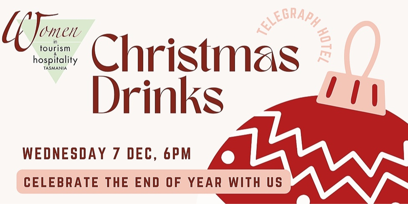 Banner image for Christmas drinks at the Telegraph - WITH TAS