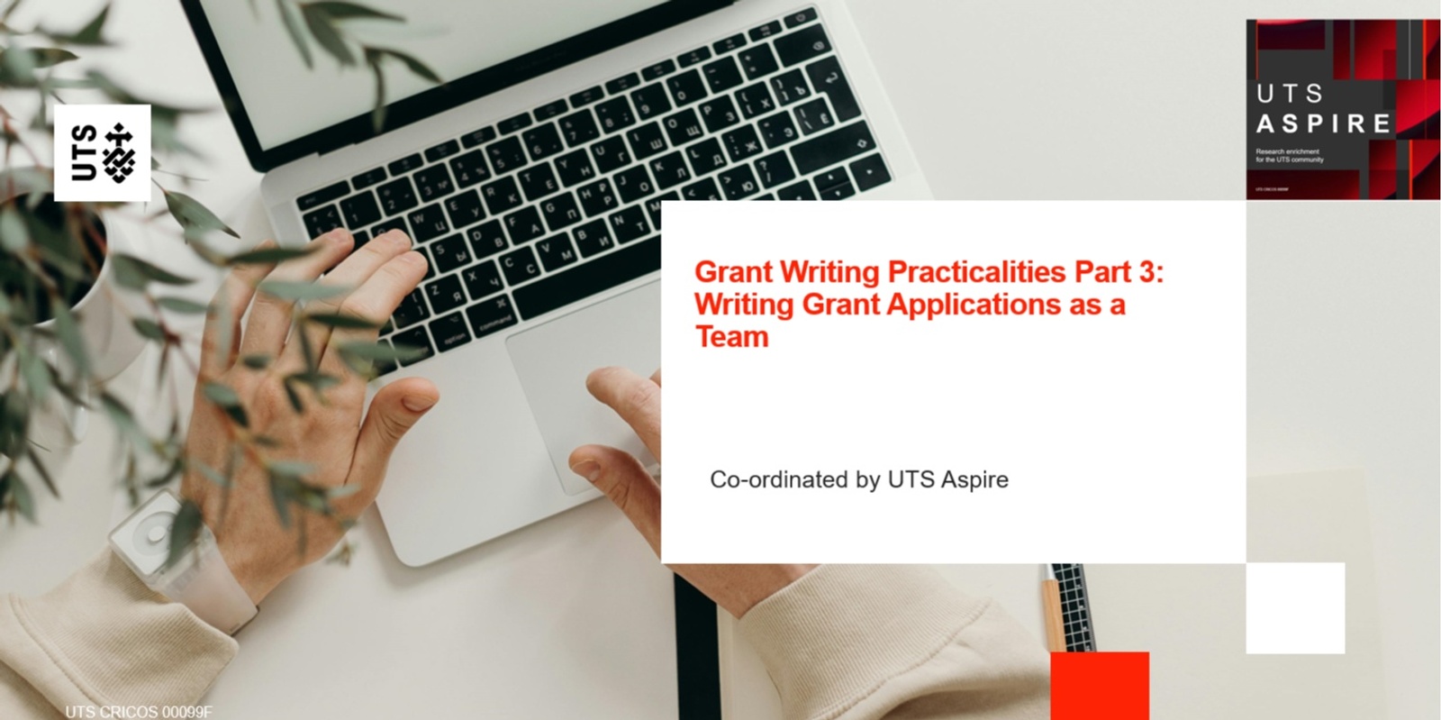 Banner image for Grant Writing Practicalities Part 3: Writing grant applications as a team