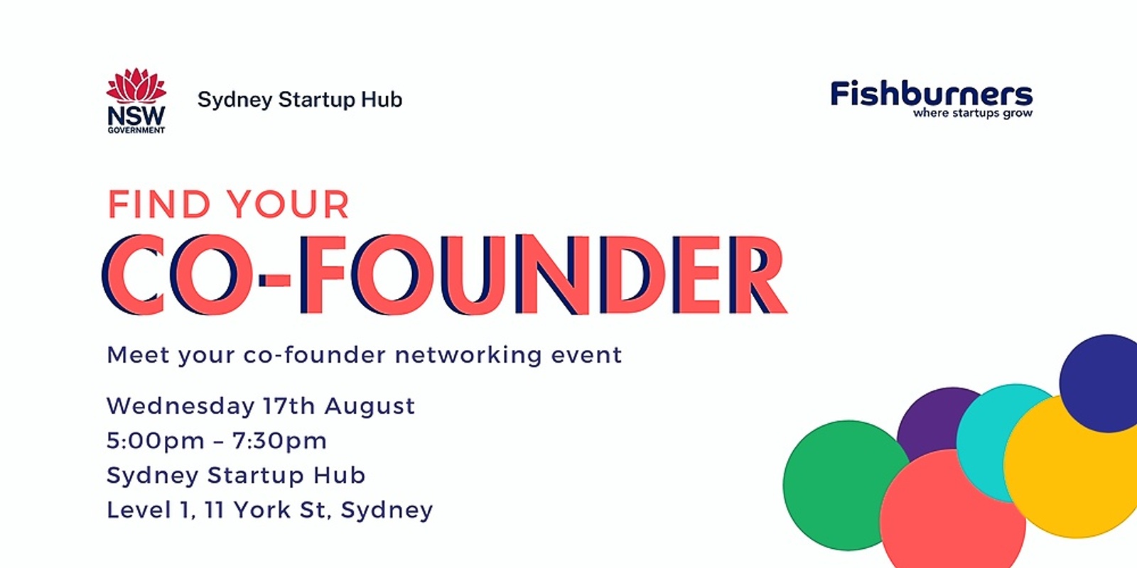 Banner image for Find Your Co-founder