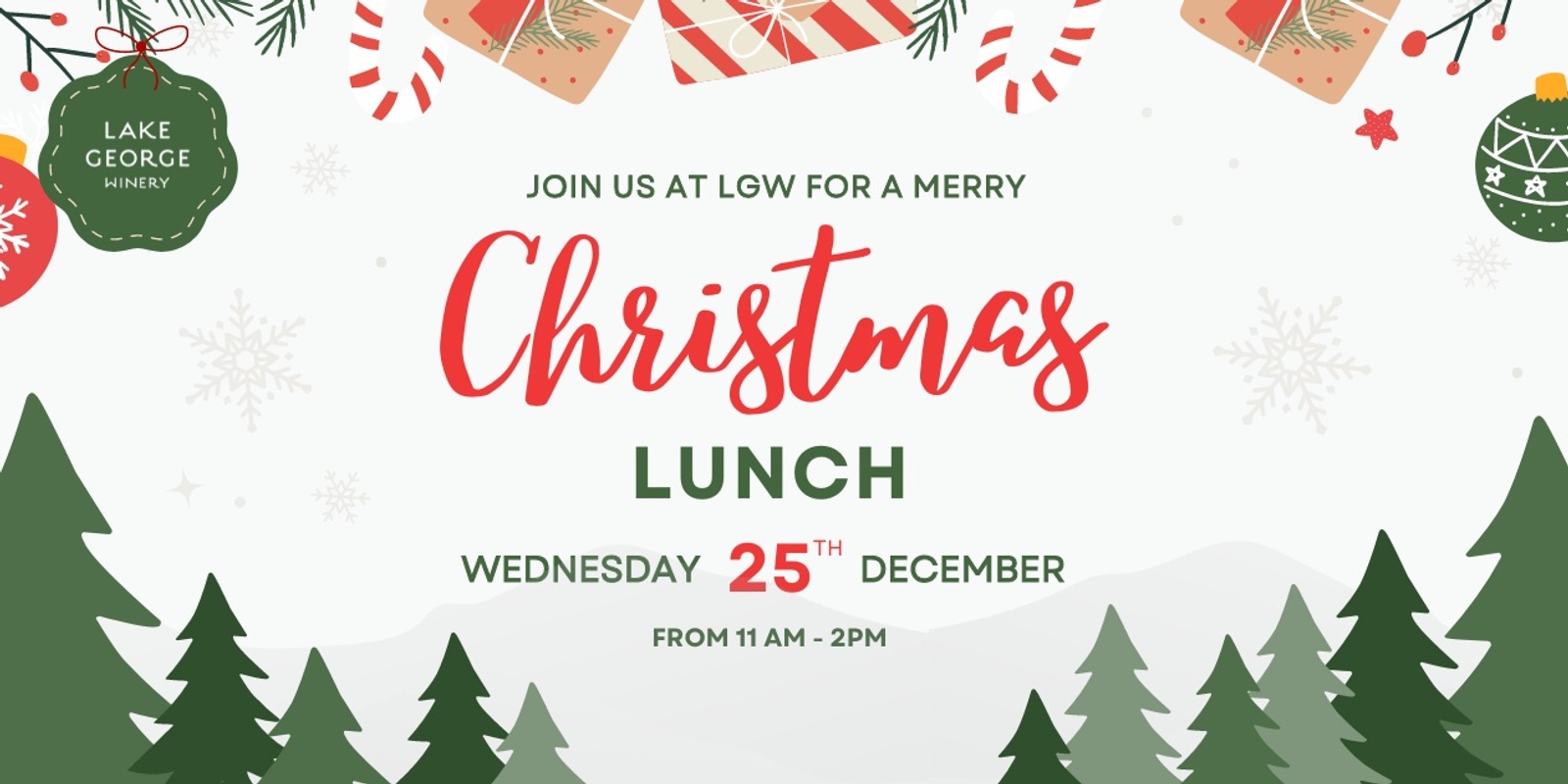 Banner image for Christmas Long Lunch @ Lake George Winery