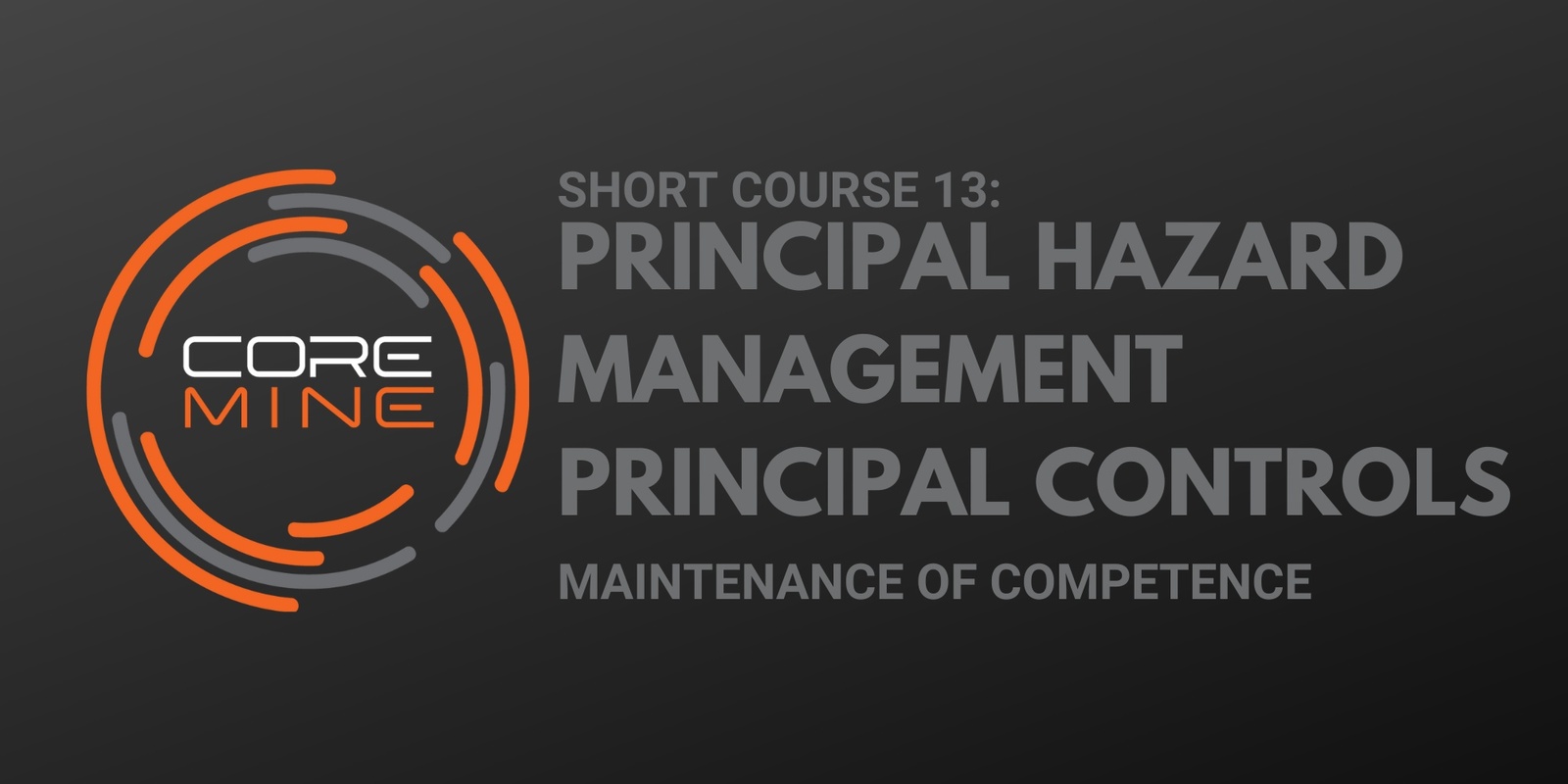 Banner image for MOC Course:  PHMP, PCP & Incident Management (Online)