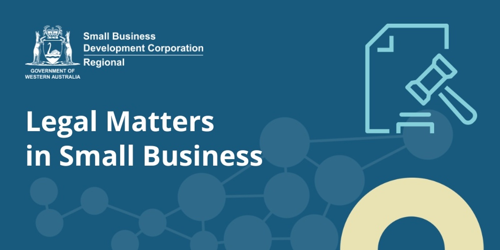 Banner image for Legal Matters in Small Business