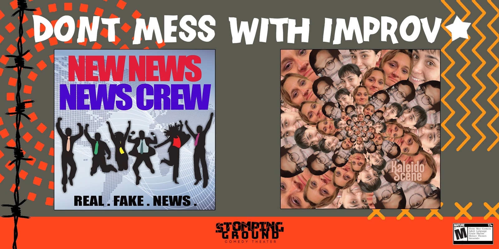 Banner image for Don't Mess with Improv featuring Just Happy to Be Here & Fugue State: A One Man Improvised Musical