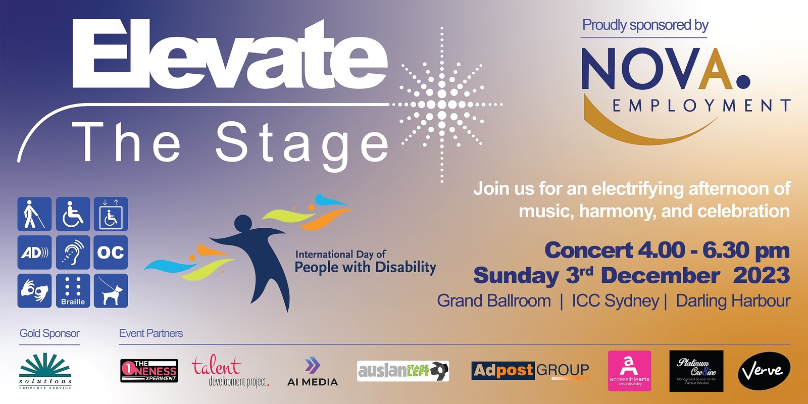 Banner image for Elevate The Stage 2023