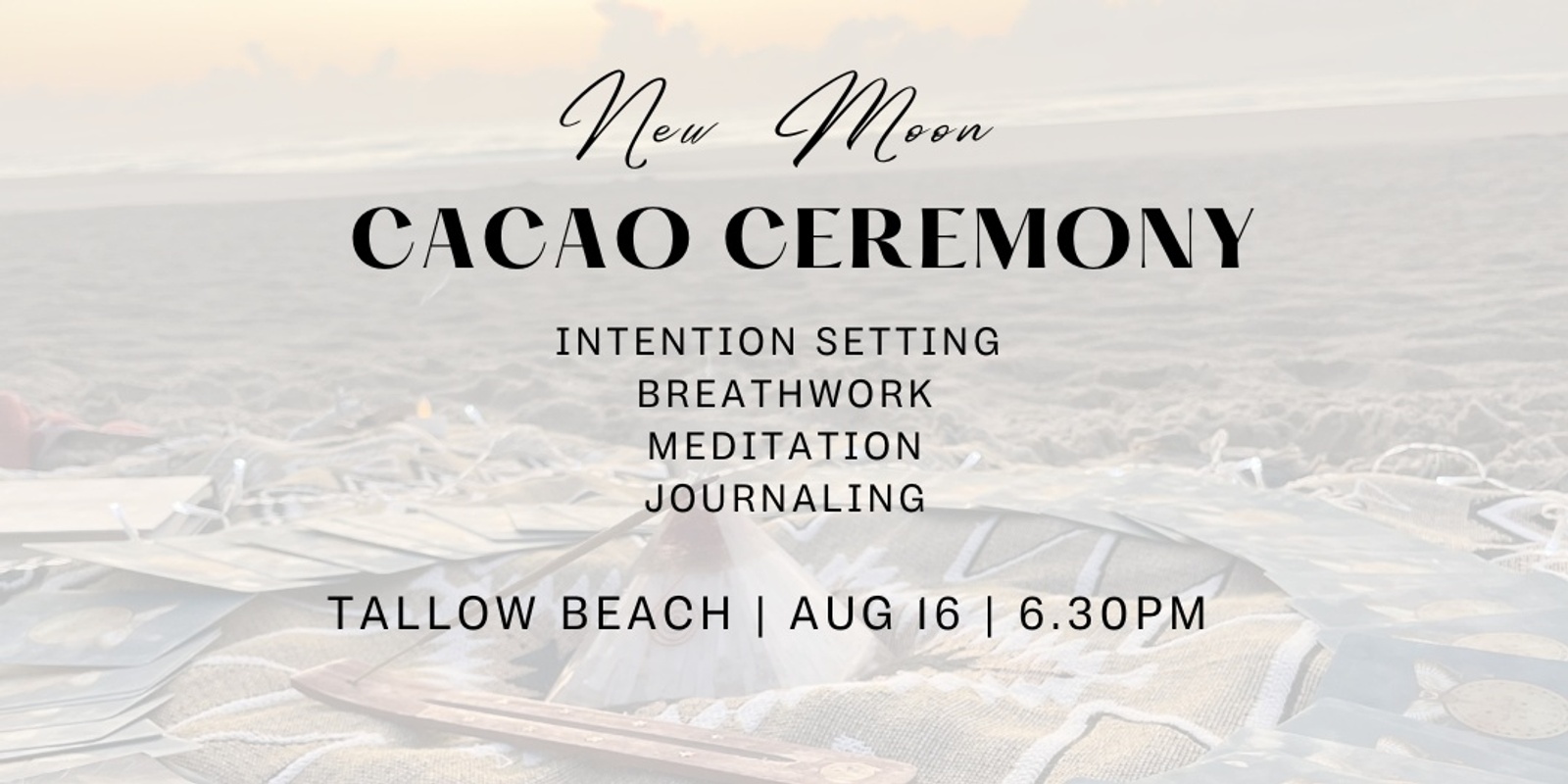 Banner image for New Moon Cacao Ceremony