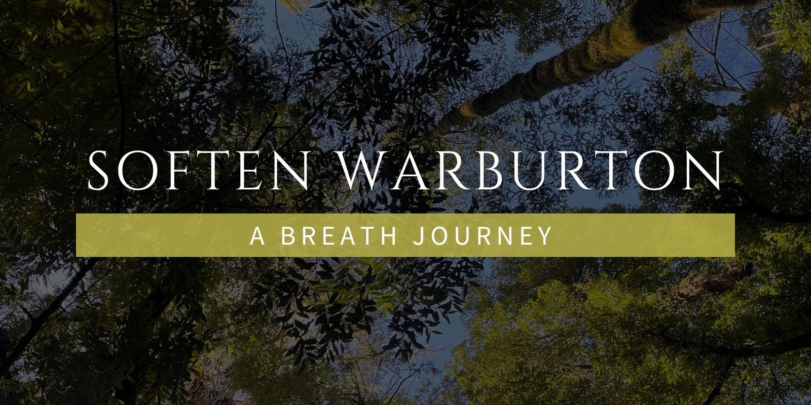 Banner image for Soften Warburton- A Breath Journey