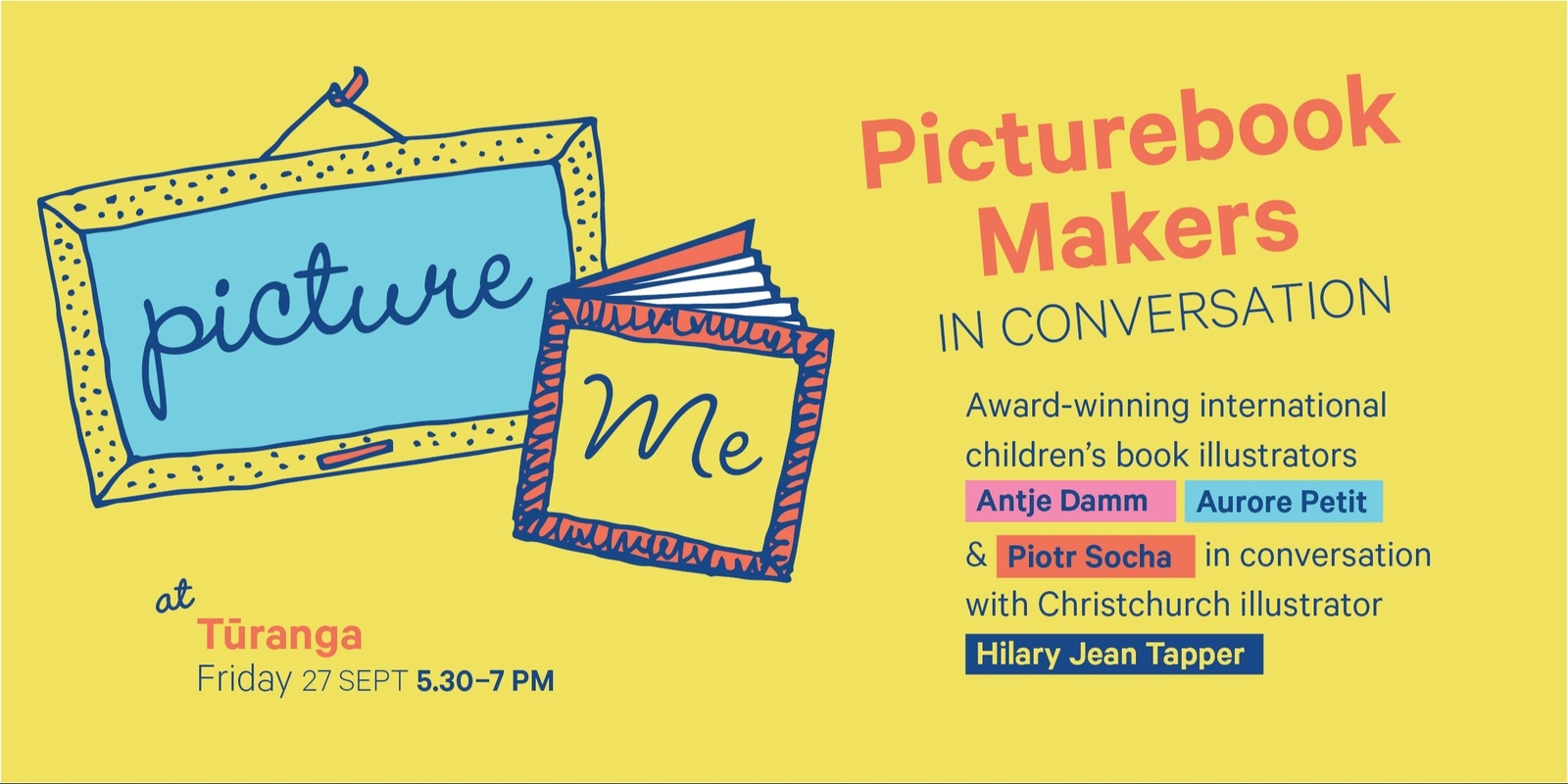 Banner image for Picture Me: Picture Book Makers in Conversation