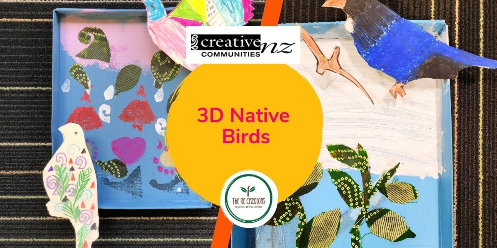 Banner image for 3D Native Birds, Waitomo District Library, Tuesday 1 October, 1pm - 3pm