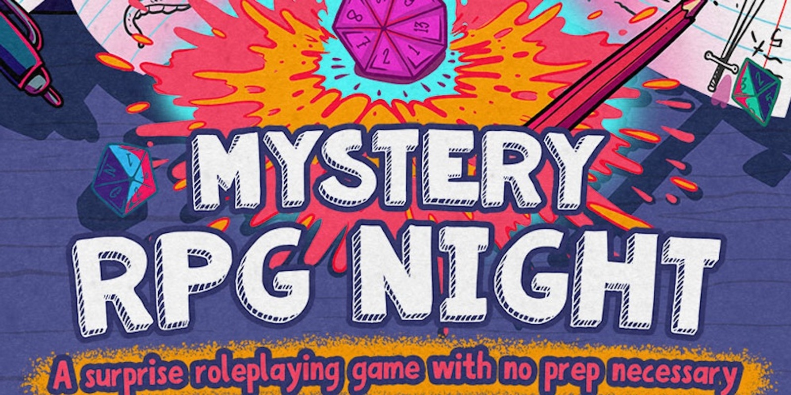 Banner image for One Page To Rule Them All - A Mystery RPG Night