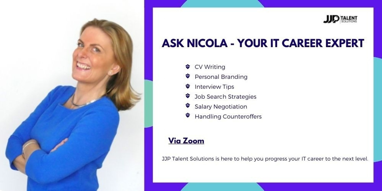 Banner image for Ask Nicola - Your IT Career Expert
