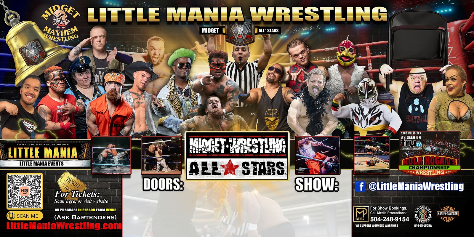 Banner image for Abilene, TX - Micro-Wrestling All * Stars: Little Mania Rips Through the Ring!