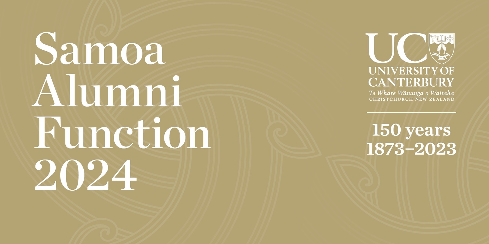 Banner image for UC Alumni Function in Samoa 2024