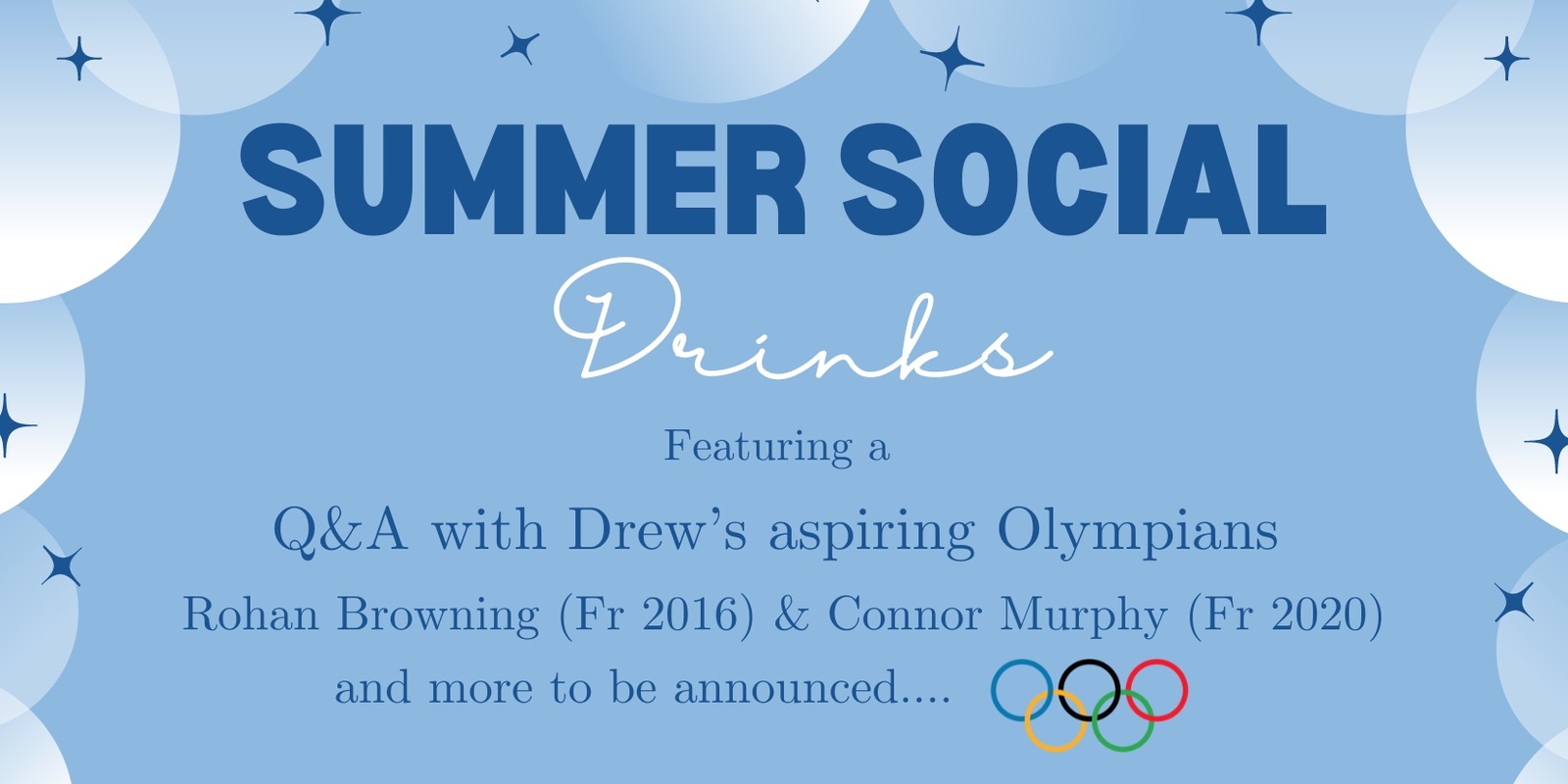 Banner image for Summer Social Drinks