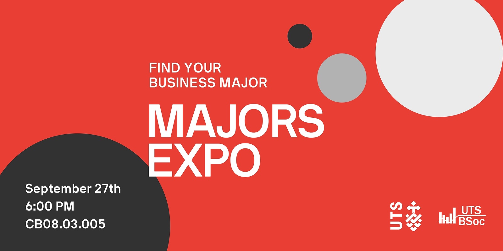 Banner image for Majors Expo UTS Business - UTS BSOC 2024