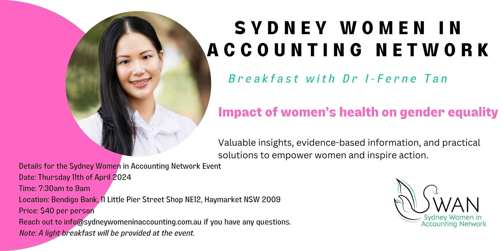 Banner image for Sydney Women in Accounting Network - Breakfast