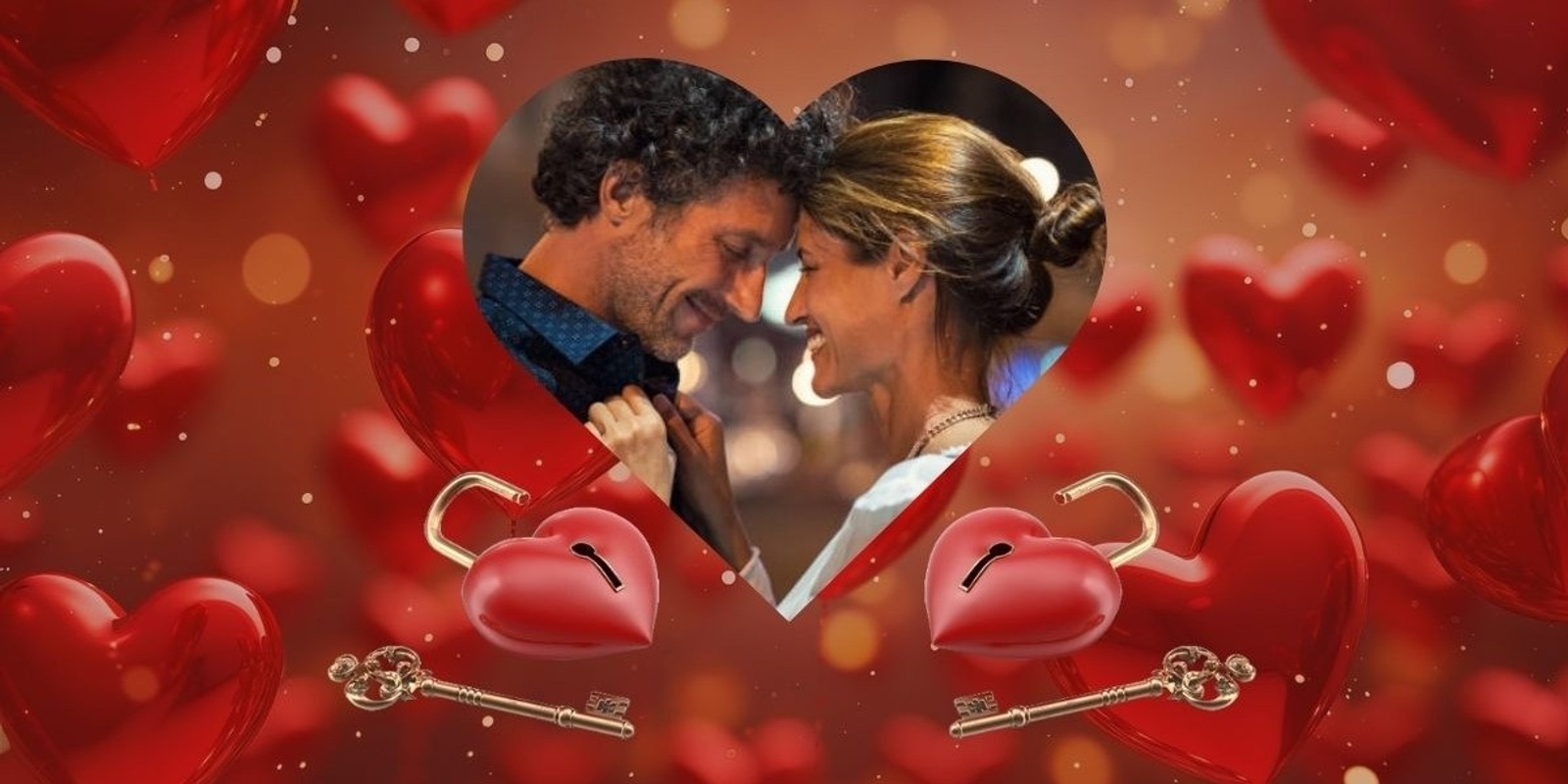 Banner image for Brisbane Lock & Key Valentine's Singles Party (Ages: 39 - 59)