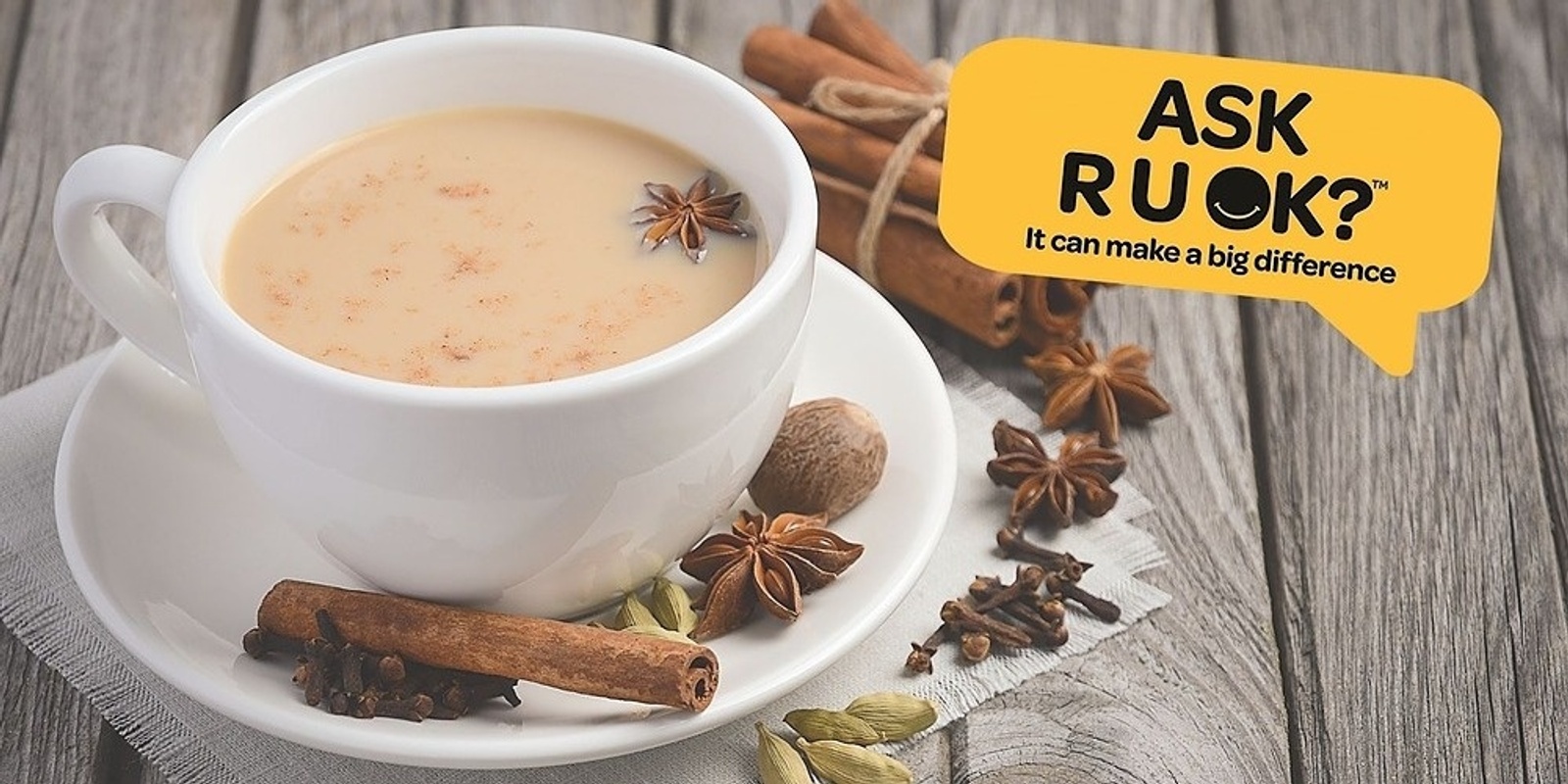 Banner image for Chat over Chai for R U OK? Day - Online talks 