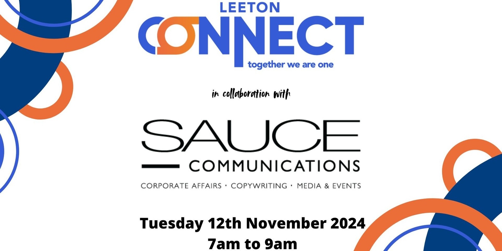 Banner image for Communication and Event Workshop with Sauce Communication