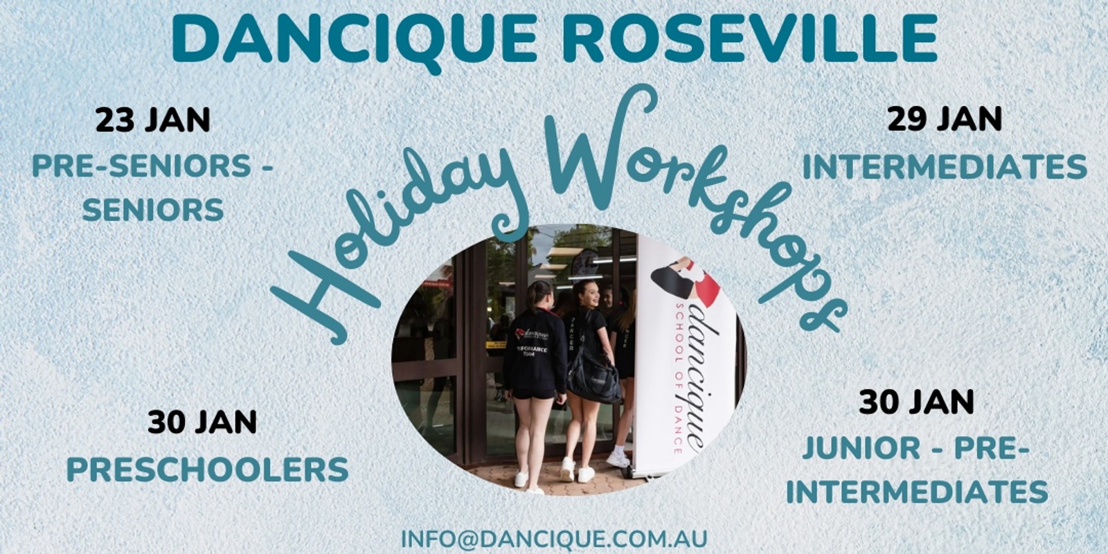 Banner image for Dancique Roseville Holiday Workshops