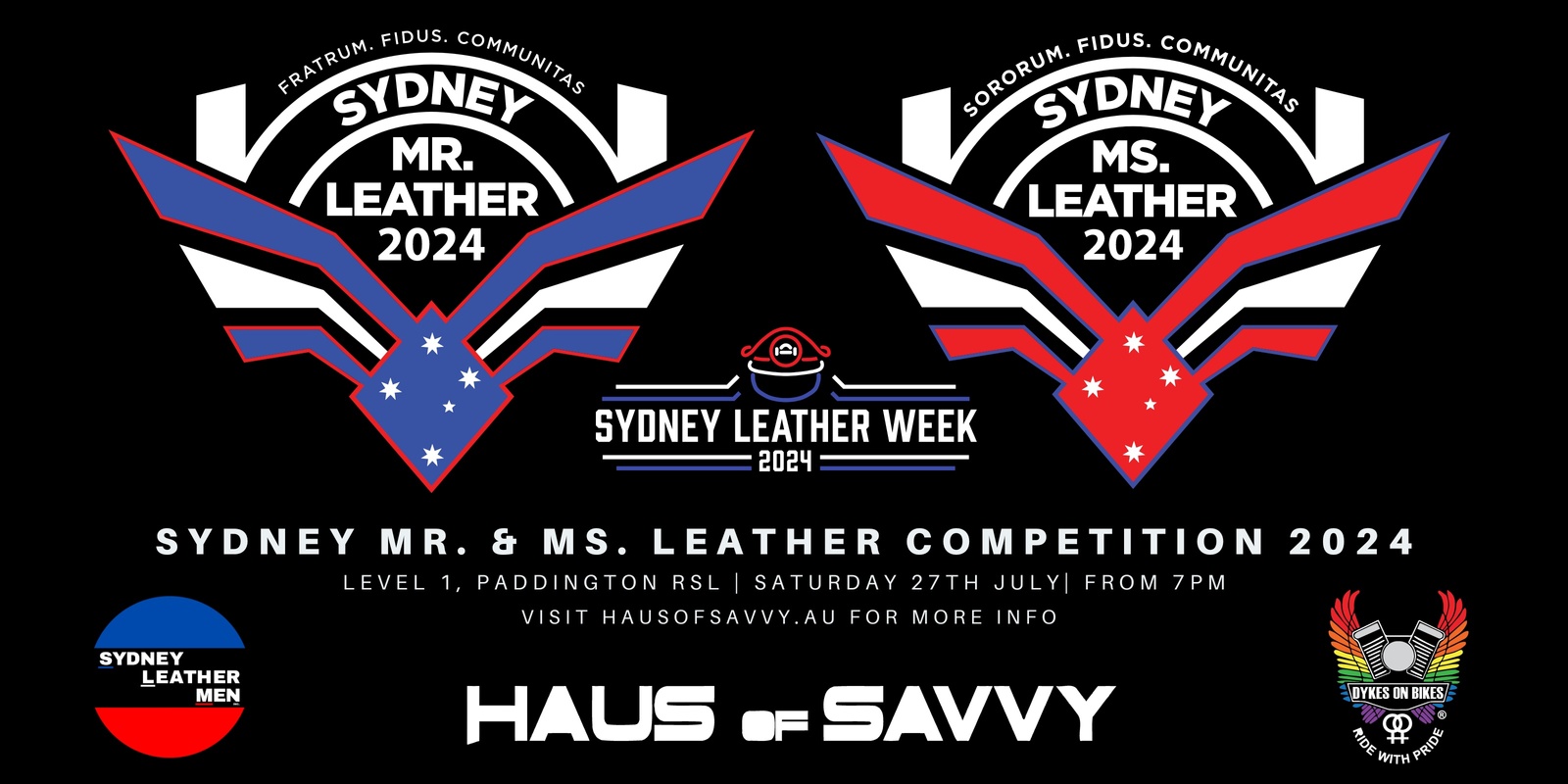 Banner image for Sydney Mr. & Ms. Leather 2024 