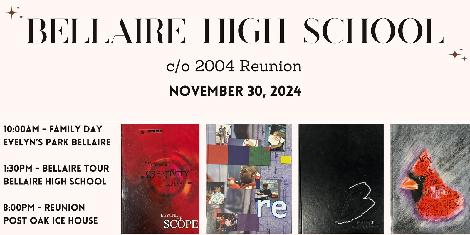 Banner image for Bellaire High School C/O 2004 Reunion