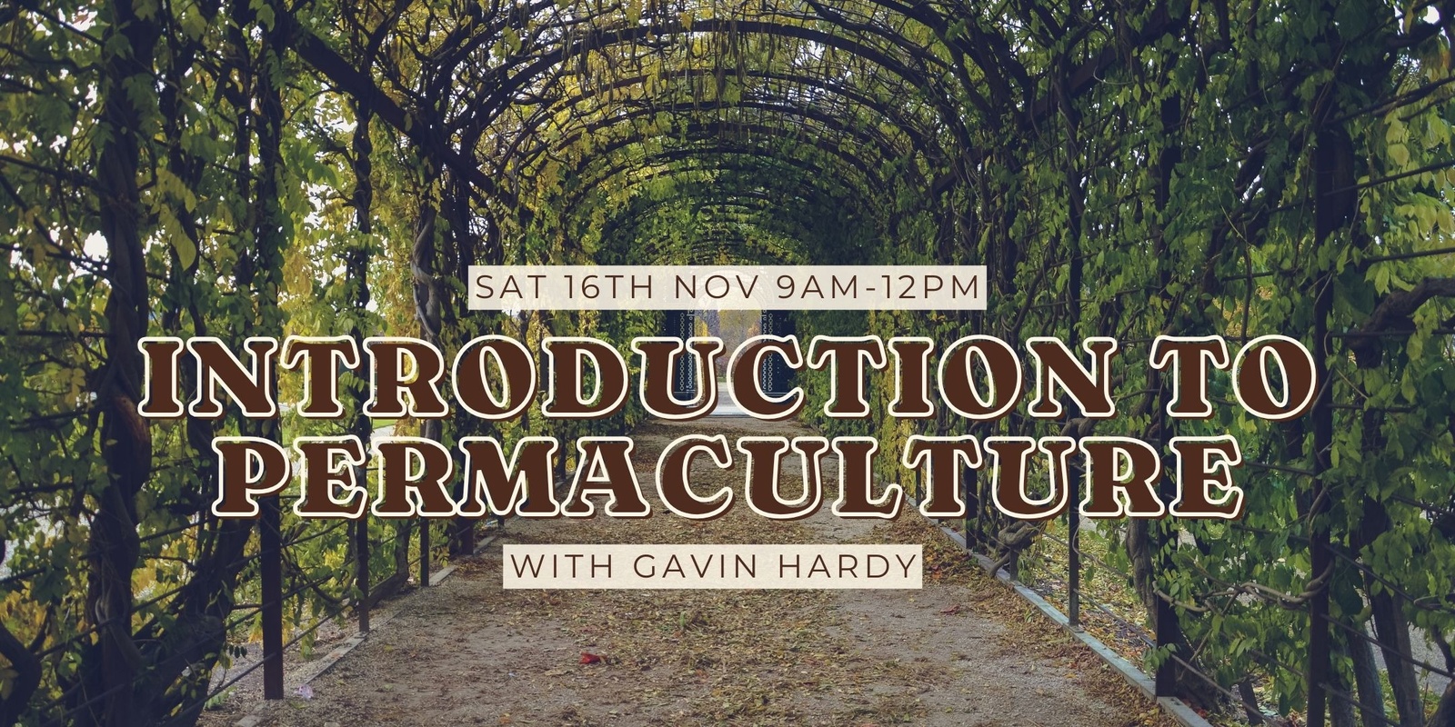 Banner image for Introduction to Permaculture with Gavin Hardy