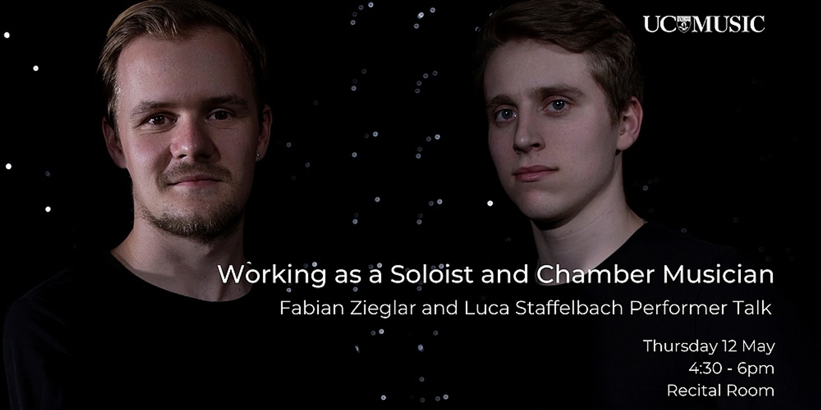 Banner image for Performer Talk: "Working as a Soloist and Chamber Musician" 