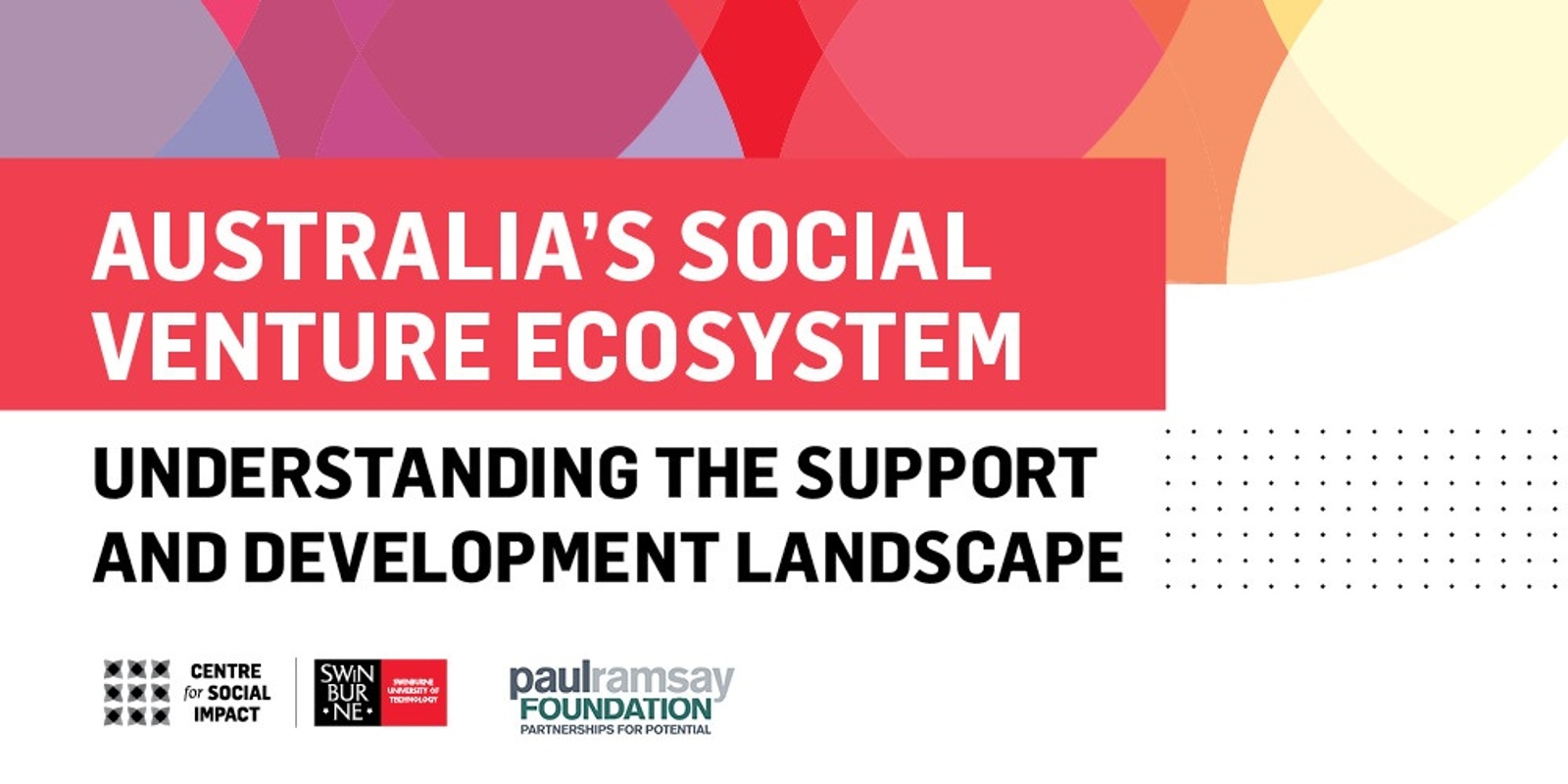 Banner image for Australia’s social venture ecosystem – the support and development landscape