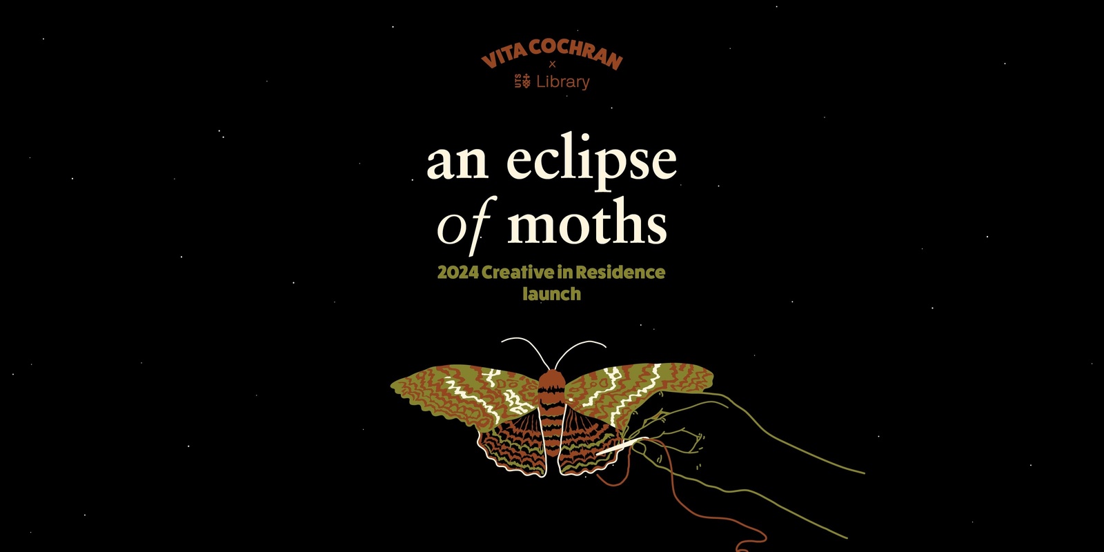 Banner image for UTS Library Creative in Residence launch event: an eclipse of moths