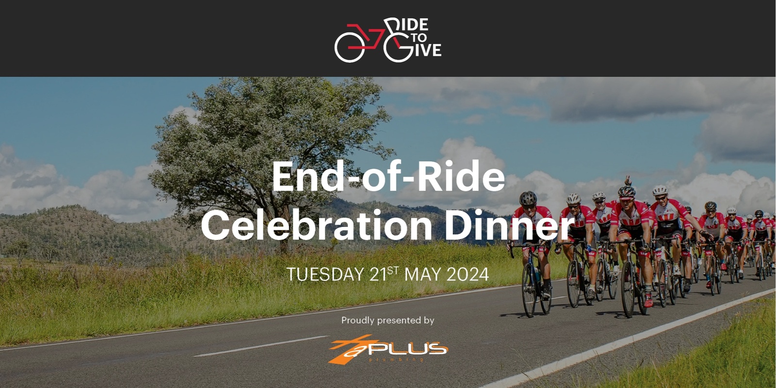 Banner image for Ride to Give '24 End of Ride Celebration Dinner