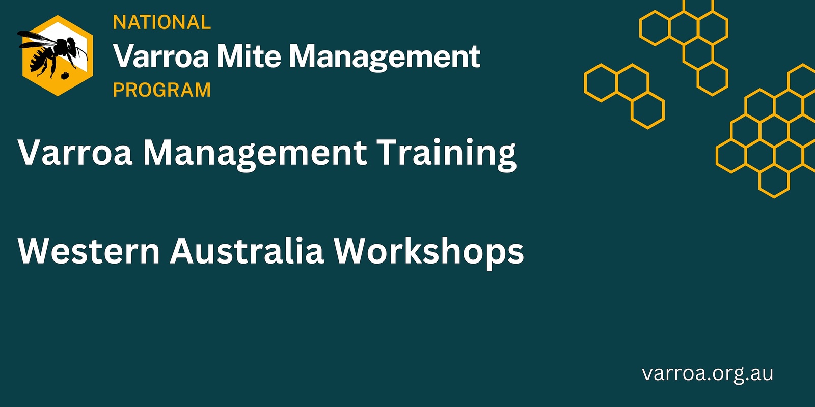 Banner image for South Perth - Varroa Management Training Workshop