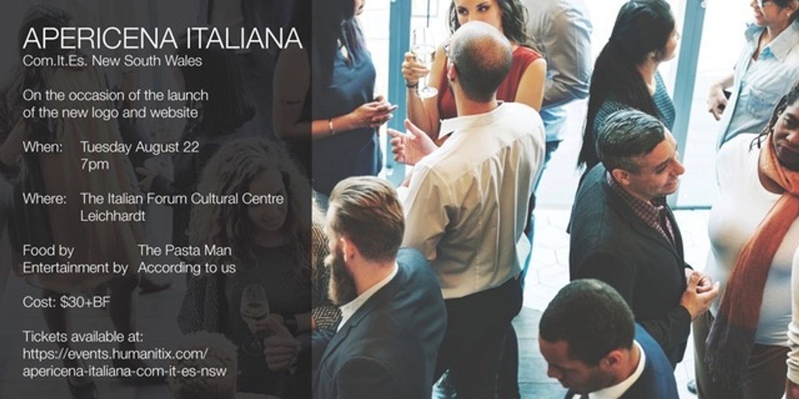 Banner image for Apericena Italiana - Com.It.Es. NSW