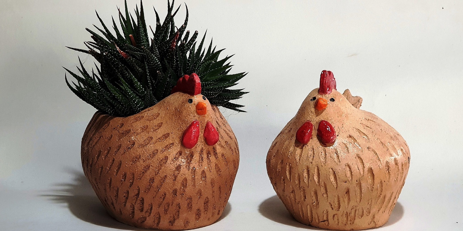 Banner image for Clay Chicken or Chicken Planter 