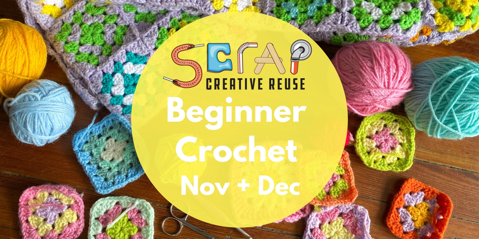 Banner image for Beginner Crochet Nov + Dec