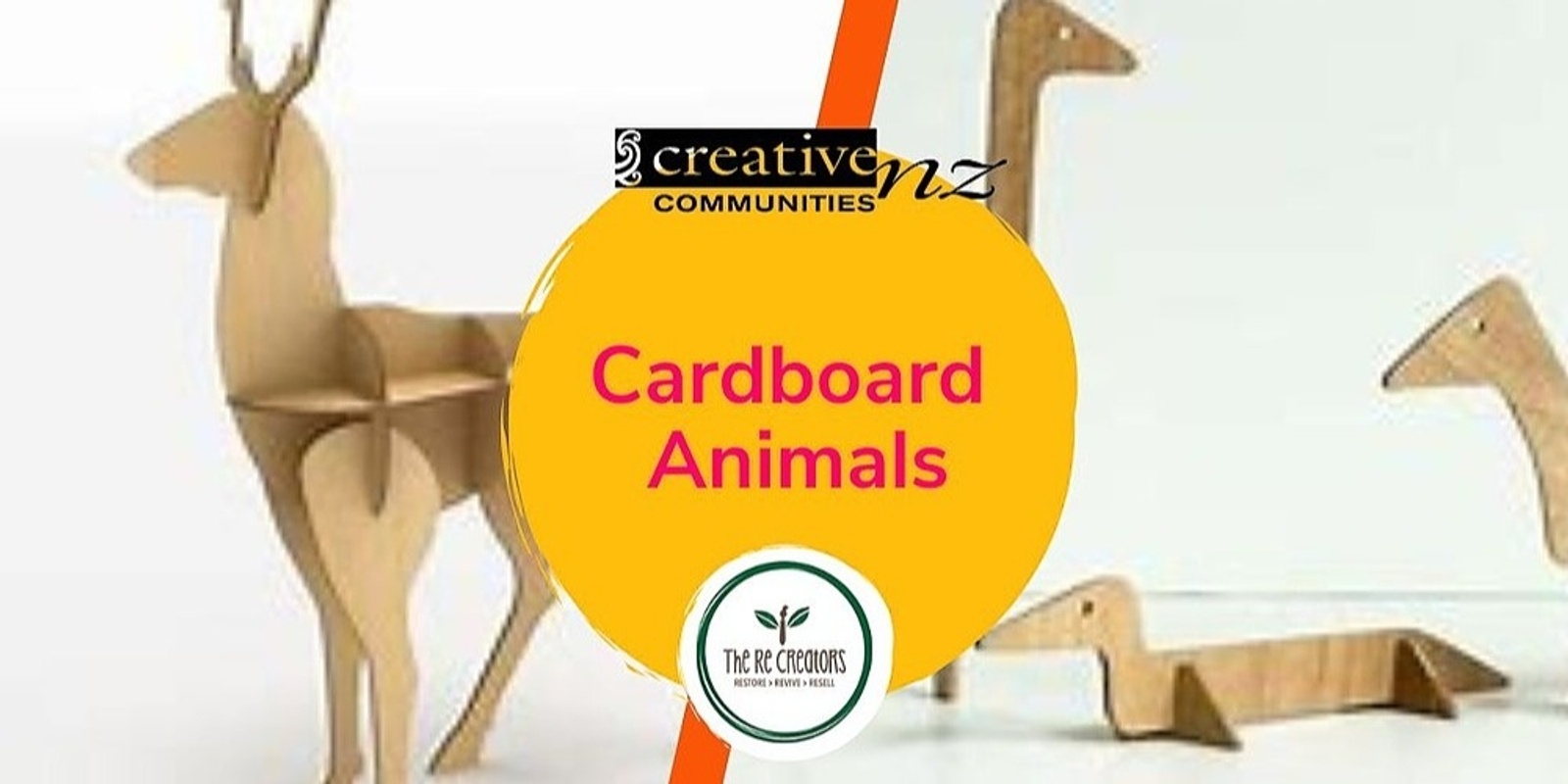 Banner image for Cardboard Animals, Manukau Library, Monday 9 January 10am-12noon