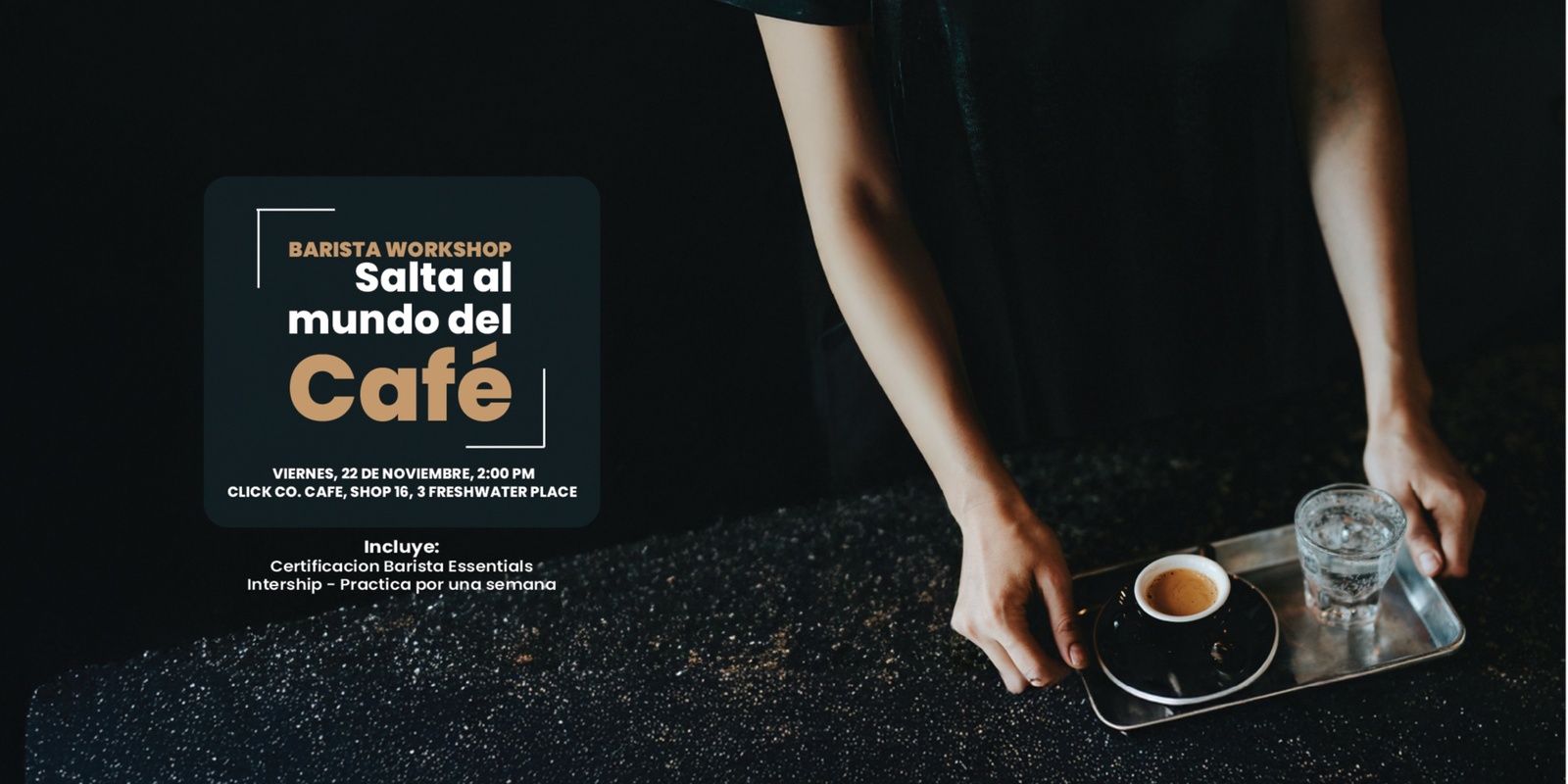 Banner image for SALTA AL MUNDO DEL CAFE | Barista Workshop