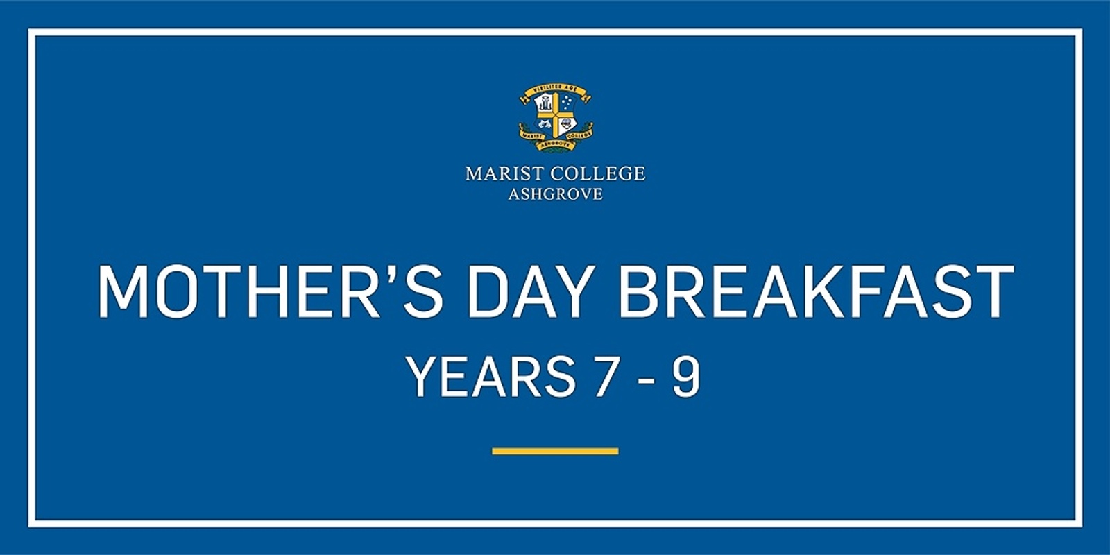 2022 Mother's Day Breakfast - Years 7-9