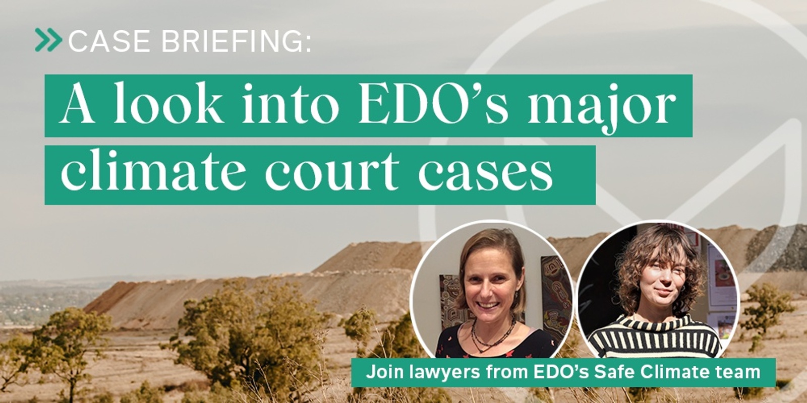 Banner image for Online Briefing: A look into EDO's major climate court cases