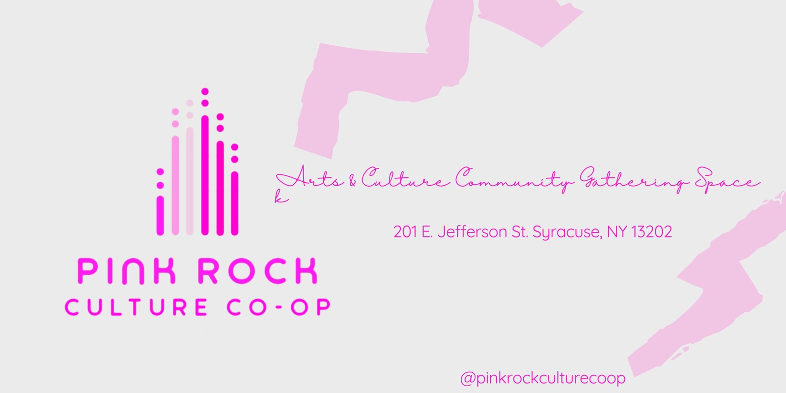 Pink Rock Culture Co-op's banner