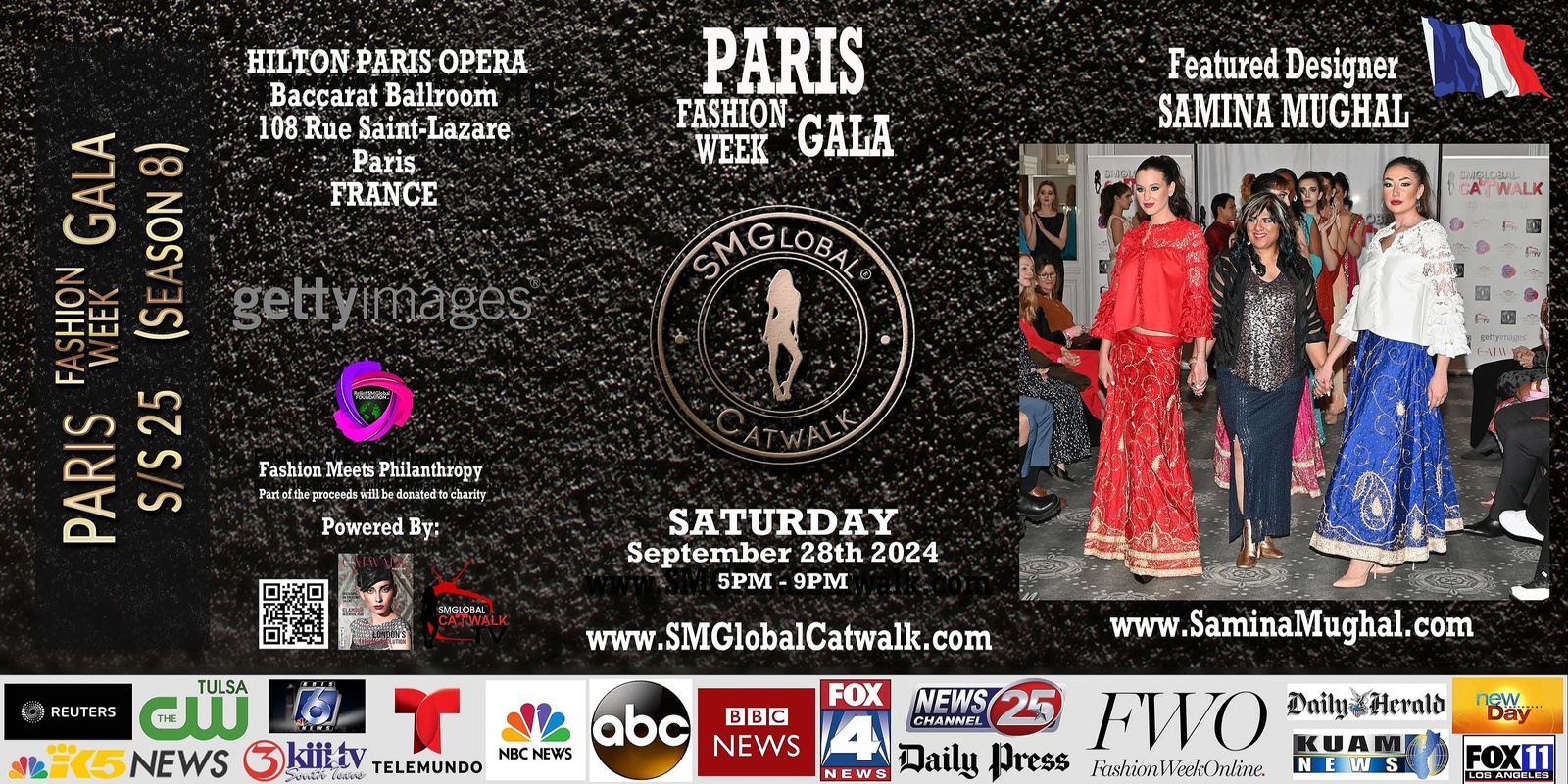 Banner image for PARIS Fashion Week GALA (S/S 25) – Saturday September 28th 2024