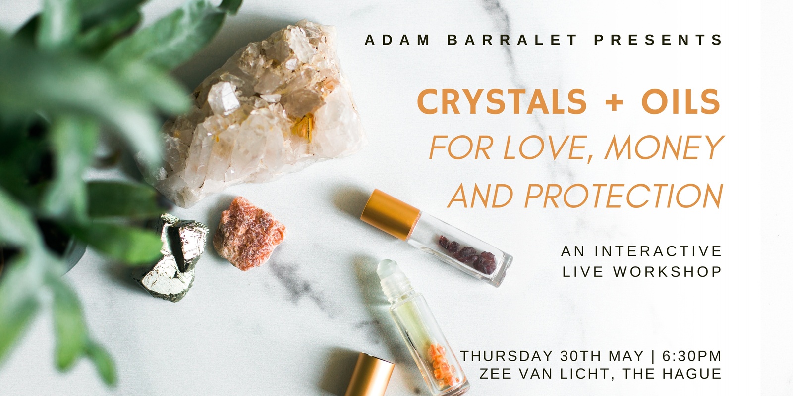 Banner image for Combining Crystals with Essential Oil for Love, Abundance and Protection