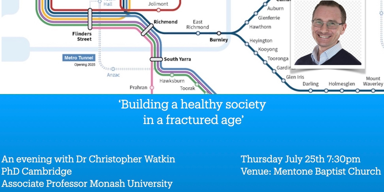 Banner image for Building a Healthy Society in a Fractured Age