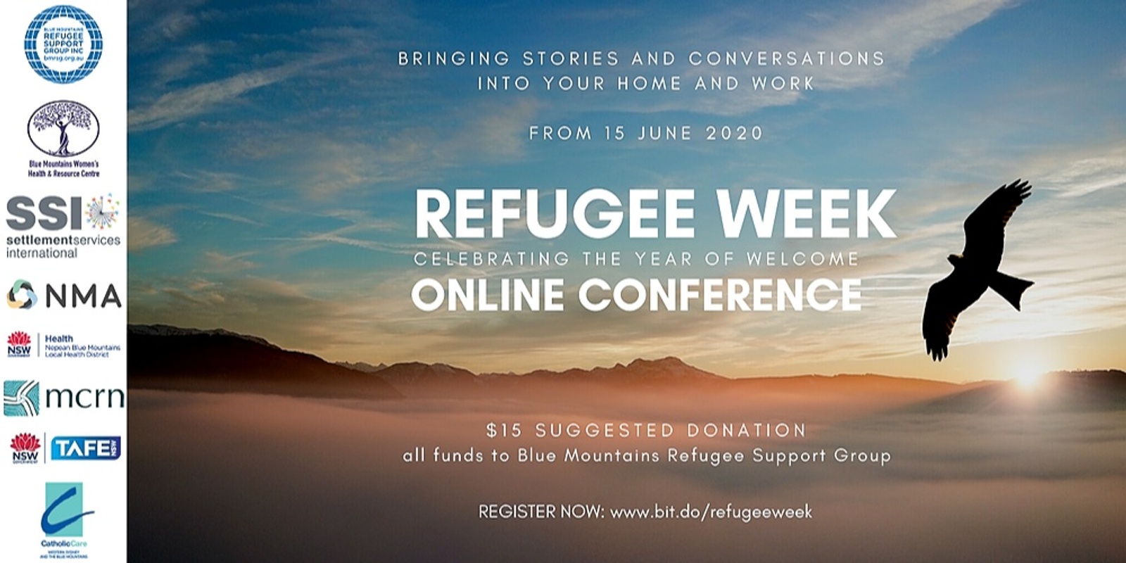 Banner image for Refugee Week: Celebrating the 'Year of Welcome' Online Sessions