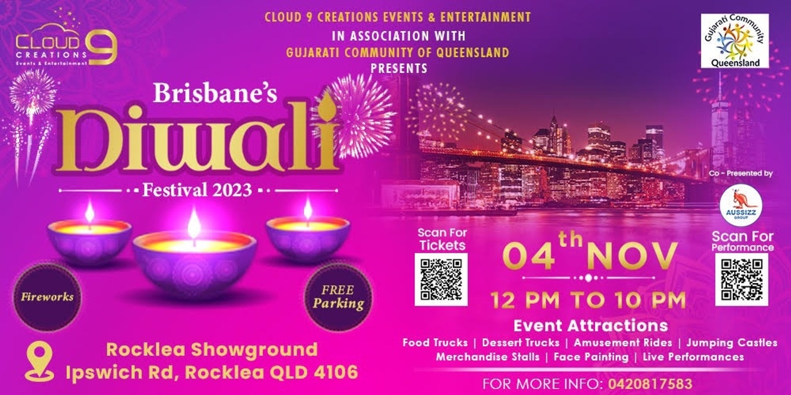 Banner image for Brisbane's Diwali Festival