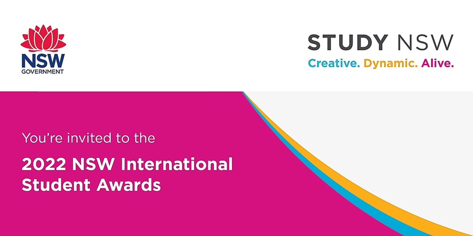 Banner image for 2022 NSW International Student Awards - Online