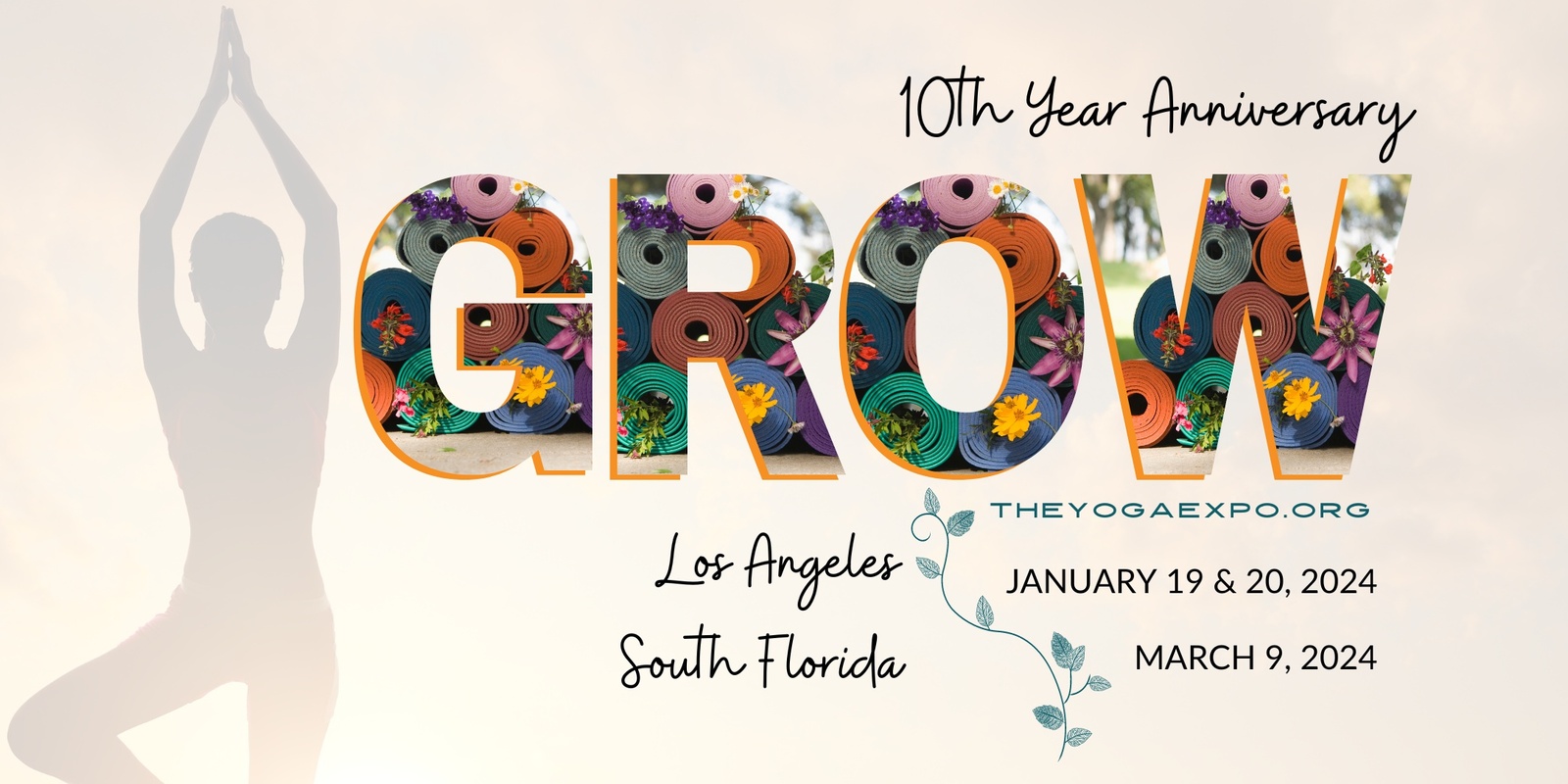 Banner image for The Yoga Expo Los Angeles - 10th Annual "GROW 2024" 