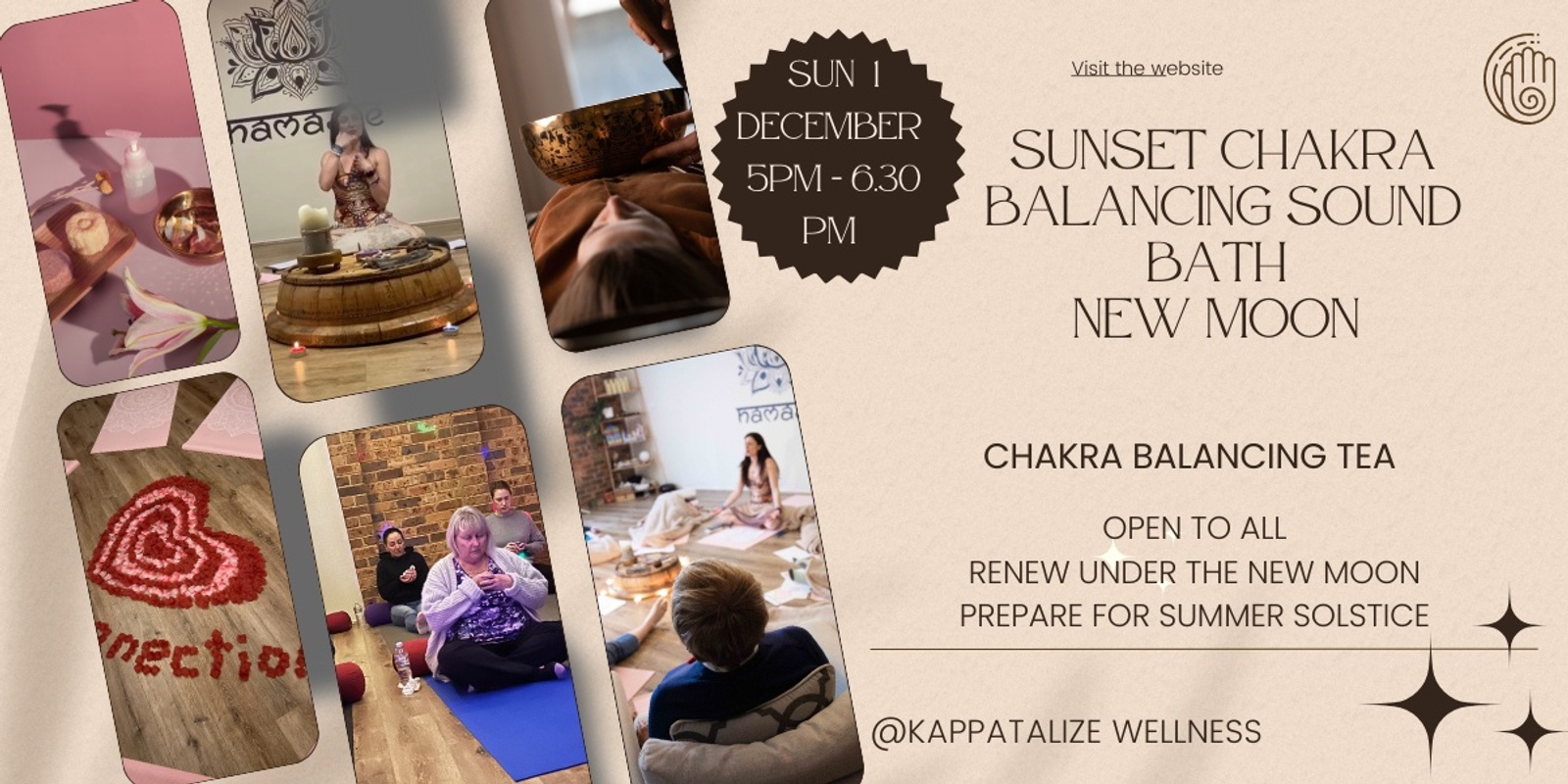 Banner image for New Moon Chakra Sound Healing Bath & Kundalini Activation 